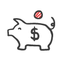 Schweinchen mit Geld