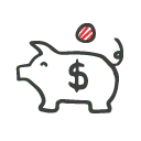 Schweinchen mit Geld