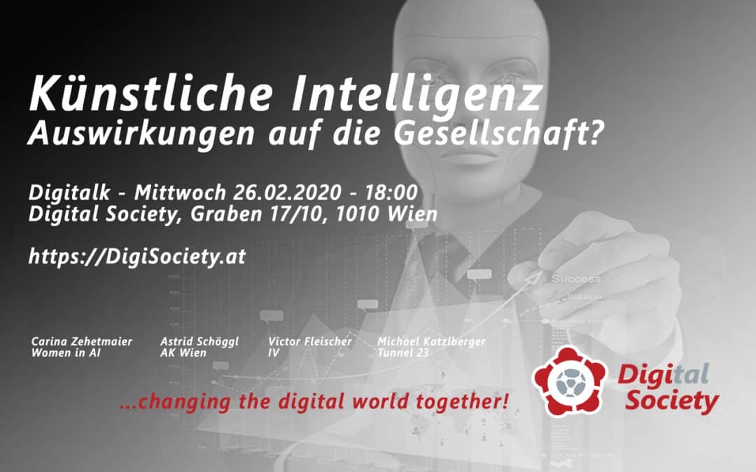 Nachlese Digitalk „Welche Auswirkung hat künstliche Intelligenz auf die Gesellschaft?“