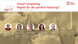 DigiTalk-Online: Cloud Computing – Regeln für die positive Nutzung?