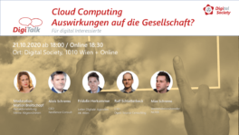 Nachlese DigiTalk „Cloud Computing – Auswirkungen auf die Gesellschaft?“