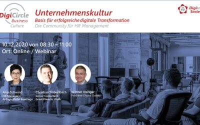 Nachlese DigiCircle Business Culture (12/2020)Entwicklung von UnternehmenskulturenWerner Illsinger – Vividity