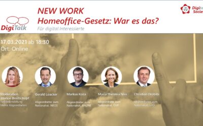 Nachlese: DigiTalk New Work 3 – Homeoffice – Gesetz: War es das?