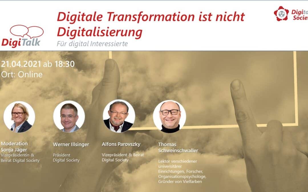 Nachlese DigiTalk „Digitale Transformation ist nicht Digitalisierung“ 