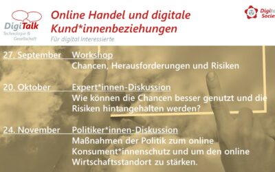 Digitalks im Herbst (online Handel und digitale Kund*innenbeziehungen)