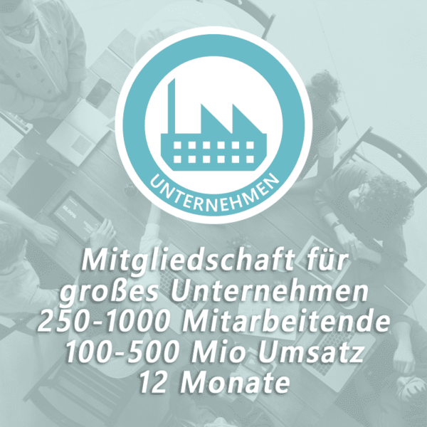 Mitgliedschaft - Unternehmen groß