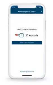 ID Austria Anmeldemaske