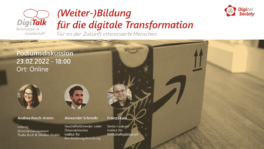 Nachlese DigiTalk 02/2022br(Weiter-)Bildung in der digitalen Transformation (Podiumsdiskussion)