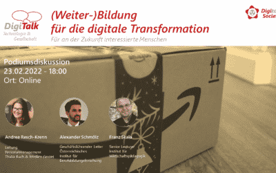 Nachlese DigiTalk 02/2022(Weiter-)Bildung in der digitalen Transformation (Podiumsdiskussion)