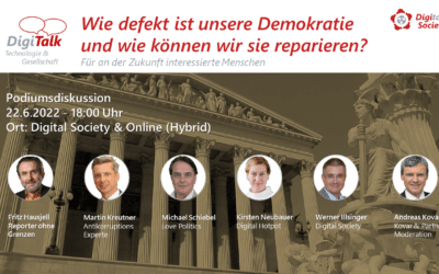 Nachlese Digitalk 06/2022Wie defekt ist unsere DemokratieSerie Zukunft der Demokratie