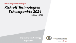 Bericht Kickoff Foren Technologien